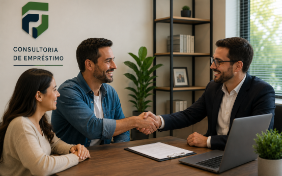 Consultoria de empréstimo com atendimento em escritório para orientação de crédito