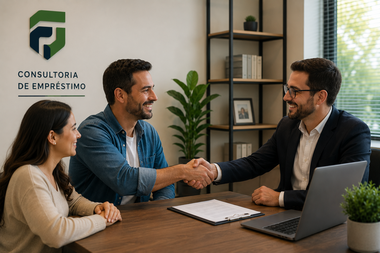 Consultoria de empréstimo com atendimento em escritório para orientação de crédito